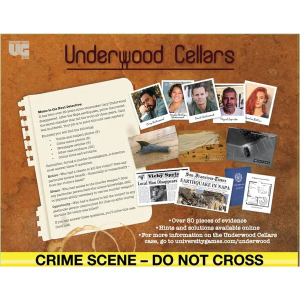 Gyilkossági ügyirat – "Underwood Cellars" – Halloween